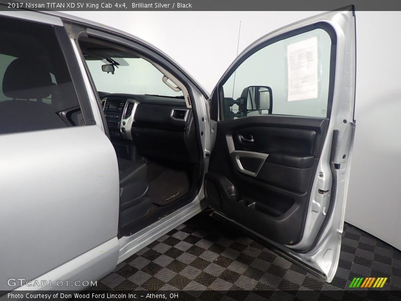 Brilliant Silver / Black 2017 Nissan TITAN XD SV King Cab 4x4