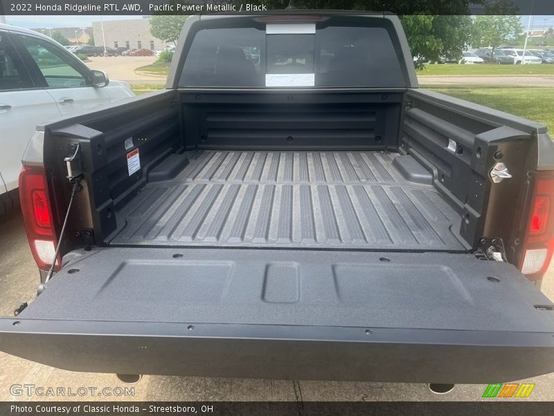 Pacific Pewter Metallic / Black 2022 Honda Ridgeline RTL AWD
