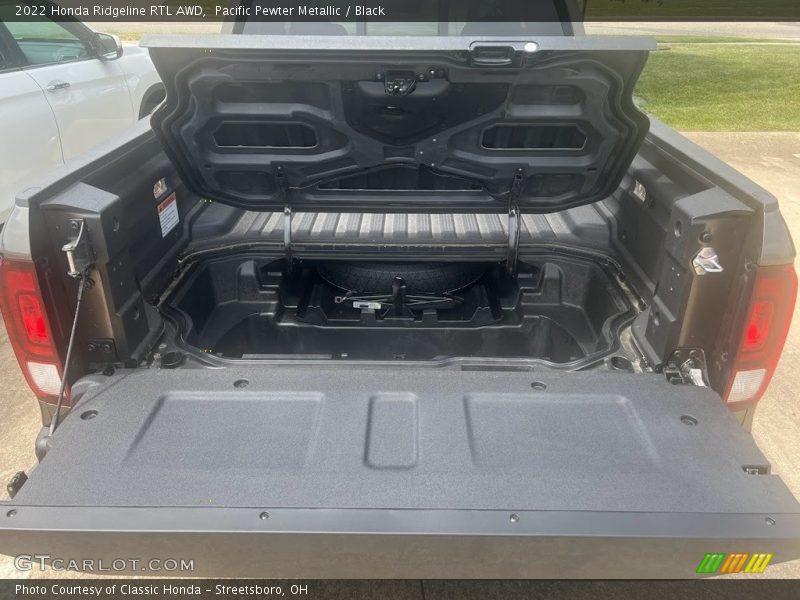 Pacific Pewter Metallic / Black 2022 Honda Ridgeline RTL AWD