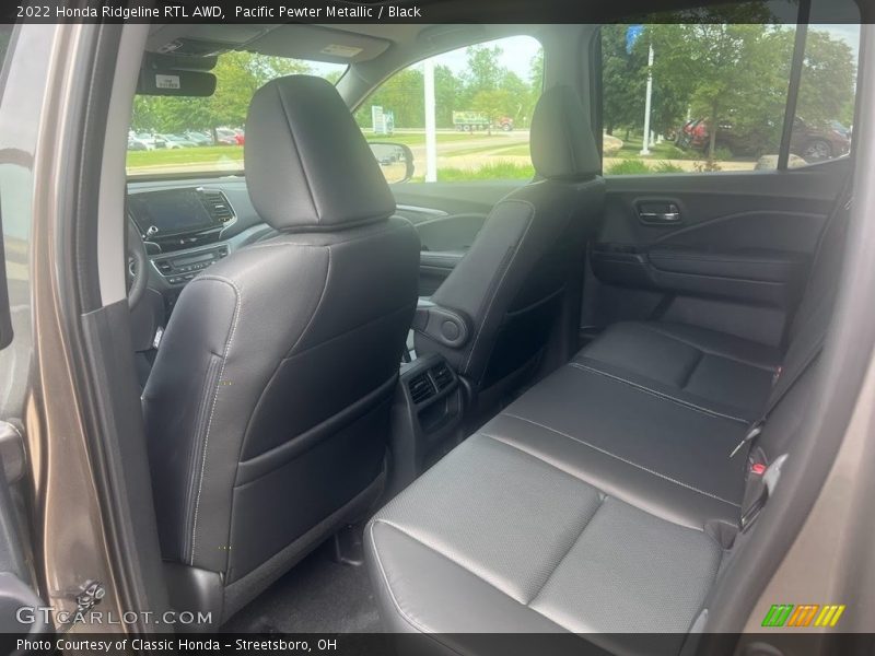 Pacific Pewter Metallic / Black 2022 Honda Ridgeline RTL AWD
