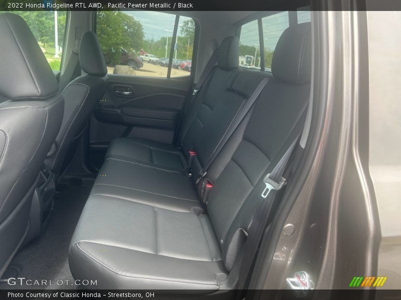 Pacific Pewter Metallic / Black 2022 Honda Ridgeline RTL AWD