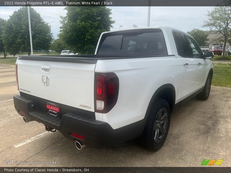 Platinum White Pearl / Black 2022 Honda Ridgeline RTL-E AWD