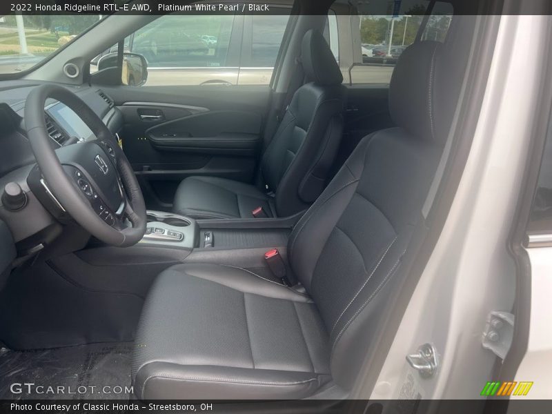 Platinum White Pearl / Black 2022 Honda Ridgeline RTL-E AWD