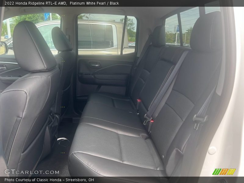 Platinum White Pearl / Black 2022 Honda Ridgeline RTL-E AWD