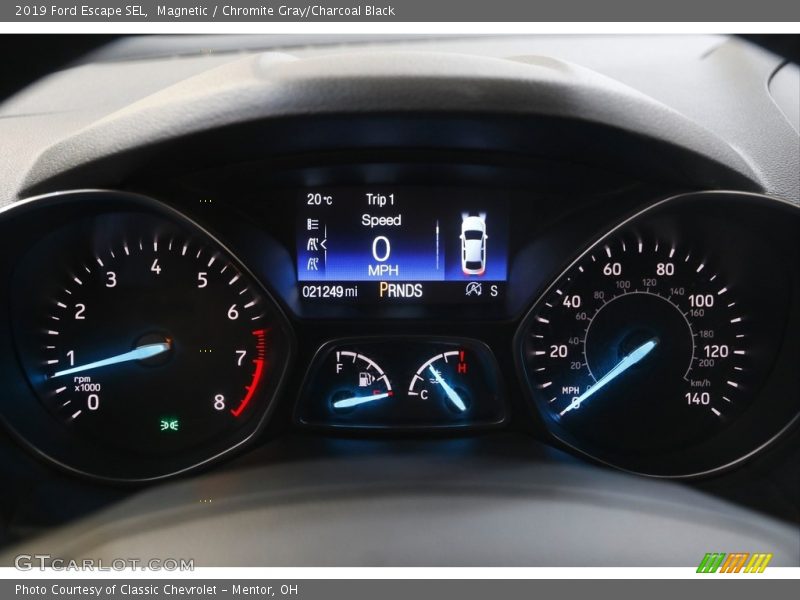 Magnetic / Chromite Gray/Charcoal Black 2019 Ford Escape SEL
