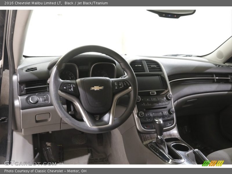 Black / Jet Black/Titanium 2016 Chevrolet Malibu Limited LT