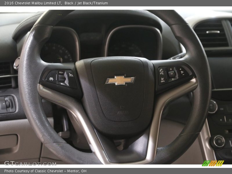 Black / Jet Black/Titanium 2016 Chevrolet Malibu Limited LT