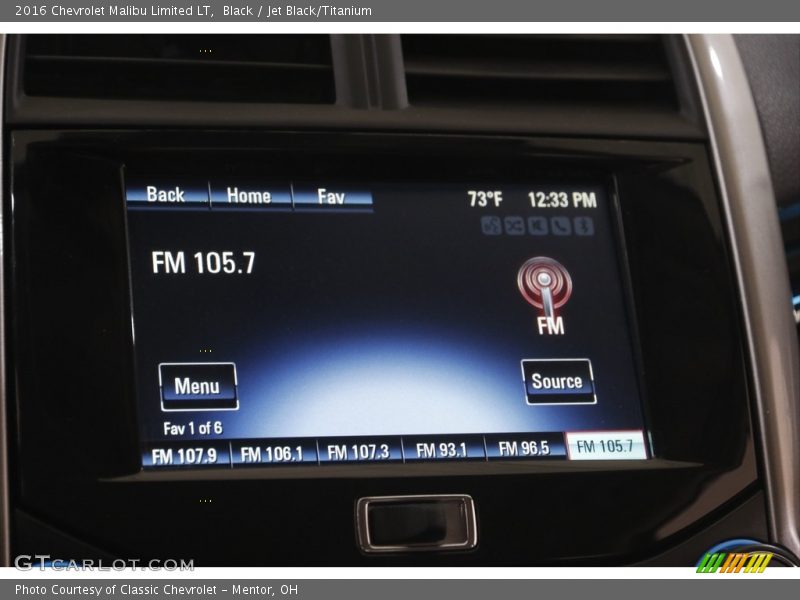 Black / Jet Black/Titanium 2016 Chevrolet Malibu Limited LT