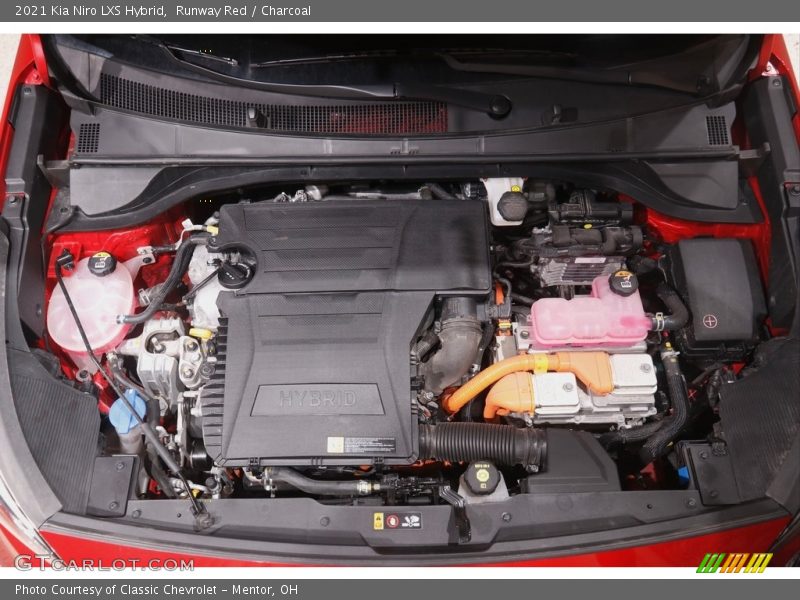  2021 Niro LXS Hybrid Engine - 1.6 Liter DOHC 16-Valve CVVT 4 Cylinder Gasoline/Electric Hybrid