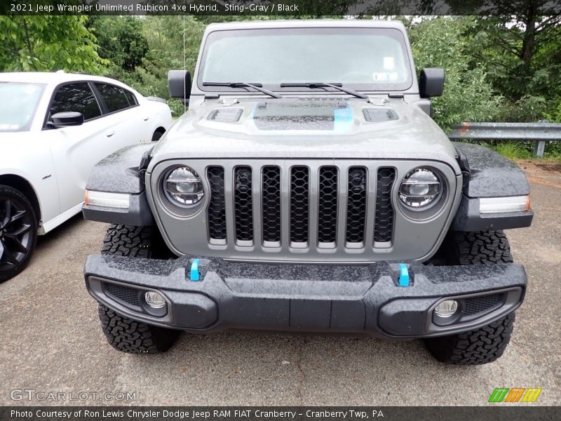 Sting-Gray / Black 2021 Jeep Wrangler Unlimited Rubicon 4xe Hybrid