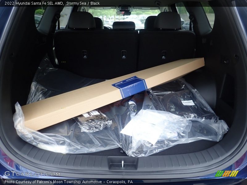 Stormy Sea / Black 2022 Hyundai Santa Fe SEL AWD