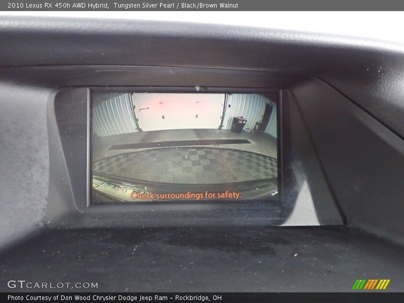 Tungsten Silver Pearl / Black/Brown Walnut 2010 Lexus RX 450h AWD Hybrid