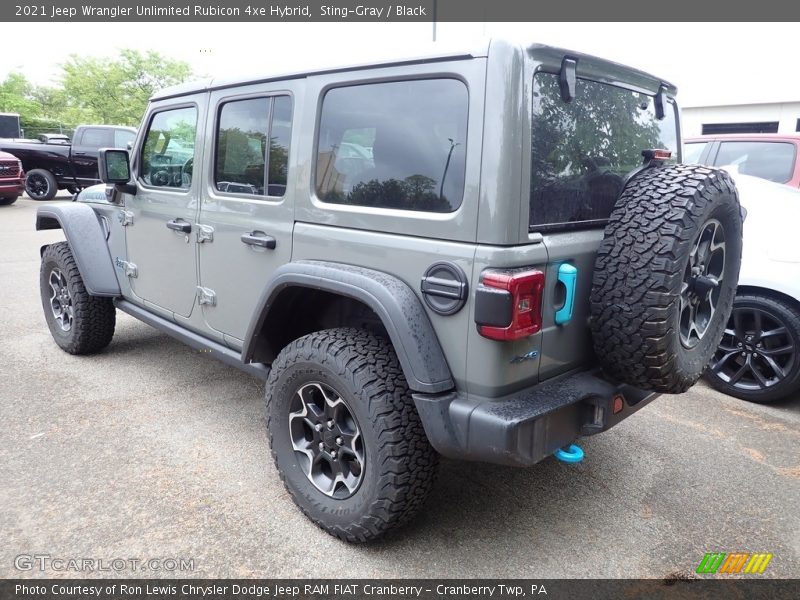 Sting-Gray / Black 2021 Jeep Wrangler Unlimited Rubicon 4xe Hybrid