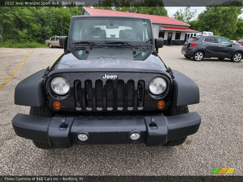 Black / Black 2012 Jeep Wrangler Sport 4x4