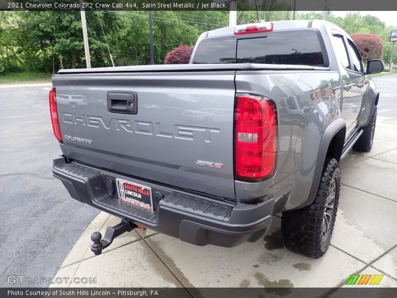 Satin Steel Metallic / Jet Black 2021 Chevrolet Colorado ZR2 Crew Cab 4x4