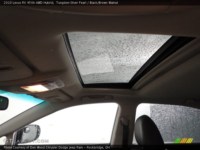 Tungsten Silver Pearl / Black/Brown Walnut 2010 Lexus RX 450h AWD Hybrid