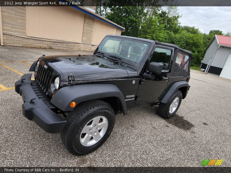 Black / Black 2012 Jeep Wrangler Sport 4x4