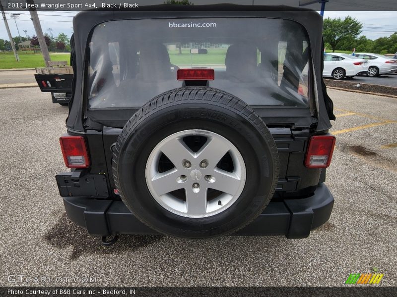 Black / Black 2012 Jeep Wrangler Sport 4x4