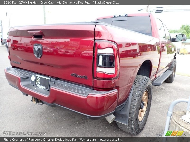 Delmonico Red Pearl / Black/Diesel Gray 2020 Ram 2500 Big Horn Crew Cab 4x4