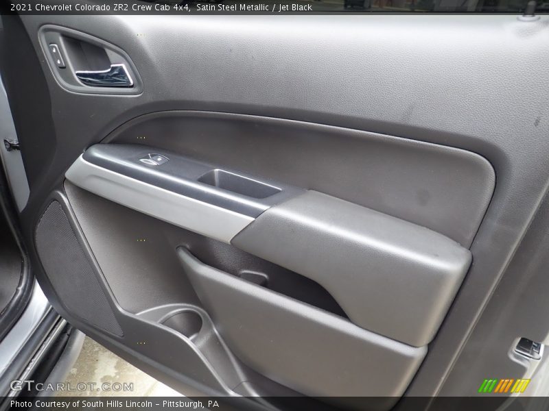 Satin Steel Metallic / Jet Black 2021 Chevrolet Colorado ZR2 Crew Cab 4x4