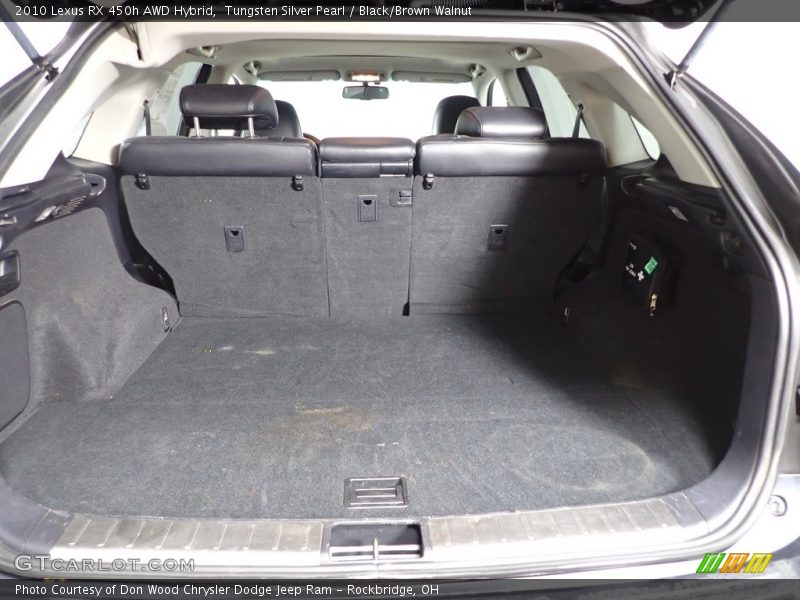 Tungsten Silver Pearl / Black/Brown Walnut 2010 Lexus RX 450h AWD Hybrid