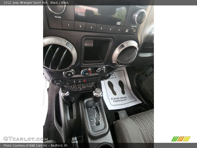 Black / Black 2012 Jeep Wrangler Sport 4x4