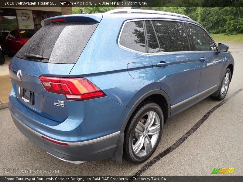 Silk Blue Metallic / Storm Gray 2018 Volkswagen Tiguan SEL Premium 4MOTION