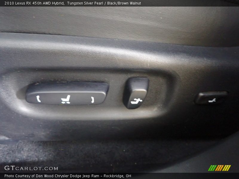 Tungsten Silver Pearl / Black/Brown Walnut 2010 Lexus RX 450h AWD Hybrid