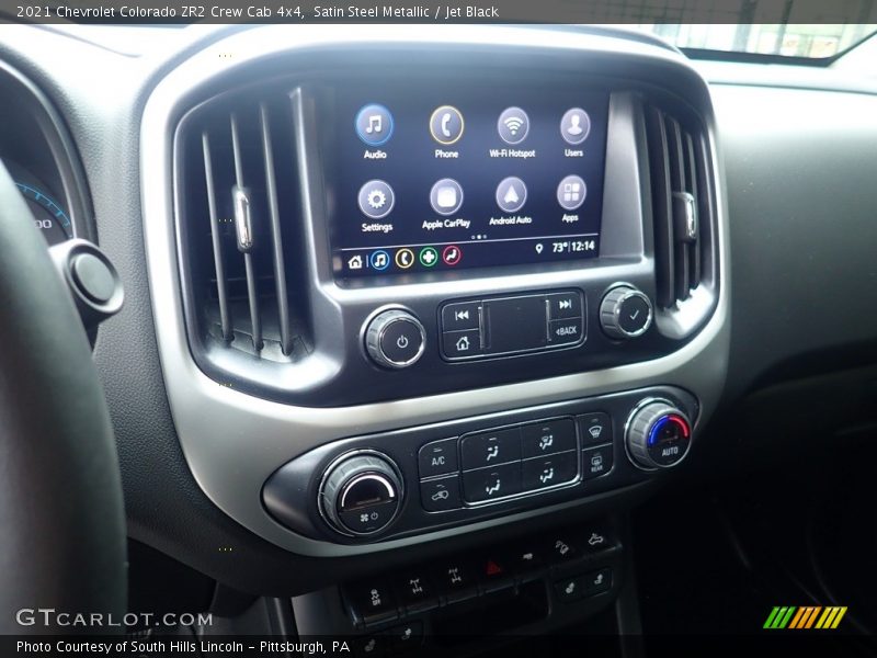 Satin Steel Metallic / Jet Black 2021 Chevrolet Colorado ZR2 Crew Cab 4x4