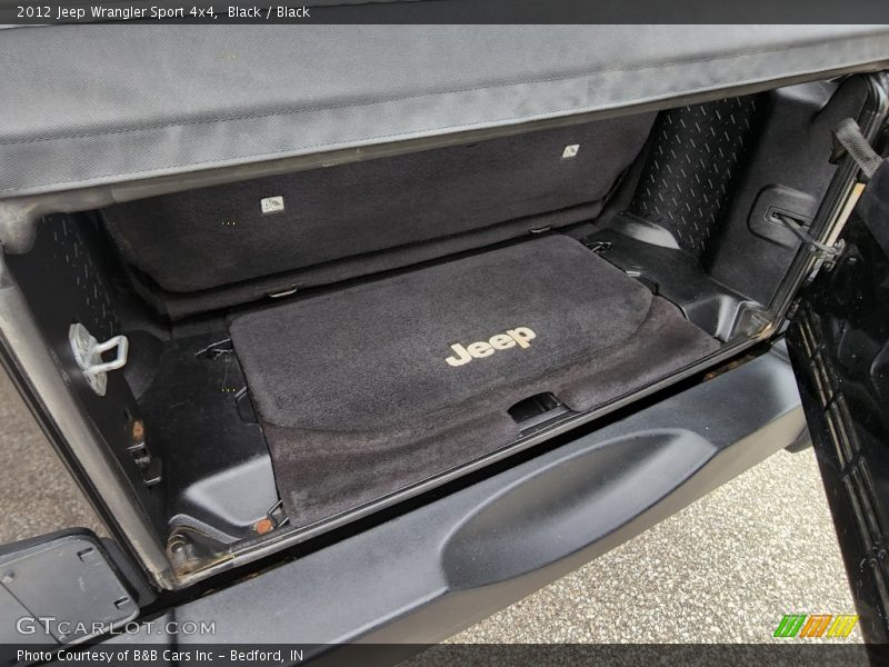 Black / Black 2012 Jeep Wrangler Sport 4x4