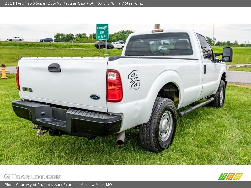 Oxford White / Steel Gray 2011 Ford F250 Super Duty XL Regular Cab 4x4