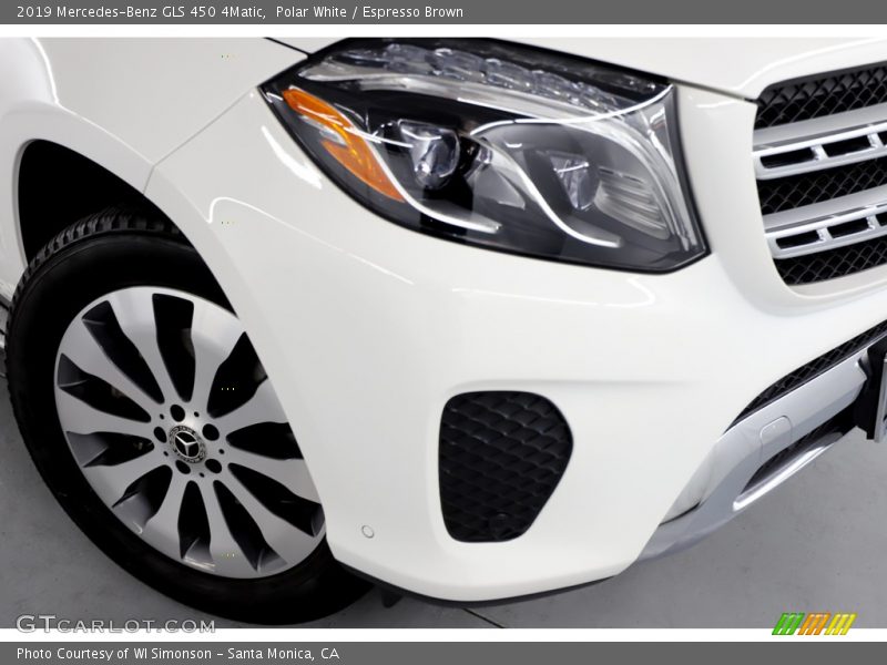 Polar White / Espresso Brown 2019 Mercedes-Benz GLS 450 4Matic