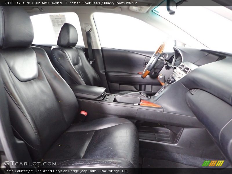 Tungsten Silver Pearl / Black/Brown Walnut 2010 Lexus RX 450h AWD Hybrid