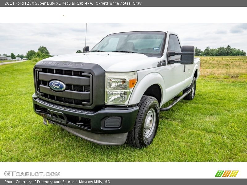Oxford White / Steel Gray 2011 Ford F250 Super Duty XL Regular Cab 4x4