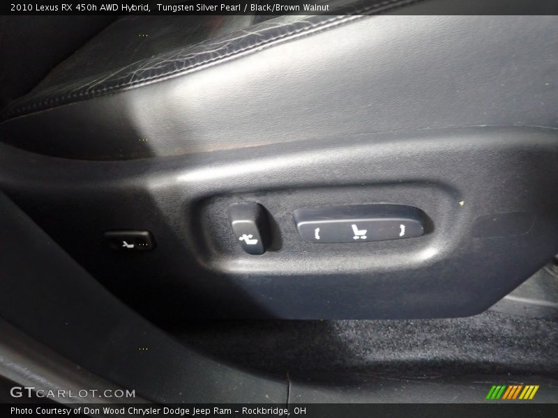 Tungsten Silver Pearl / Black/Brown Walnut 2010 Lexus RX 450h AWD Hybrid