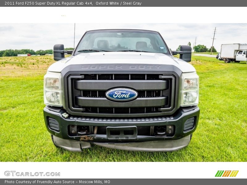 Oxford White / Steel Gray 2011 Ford F250 Super Duty XL Regular Cab 4x4