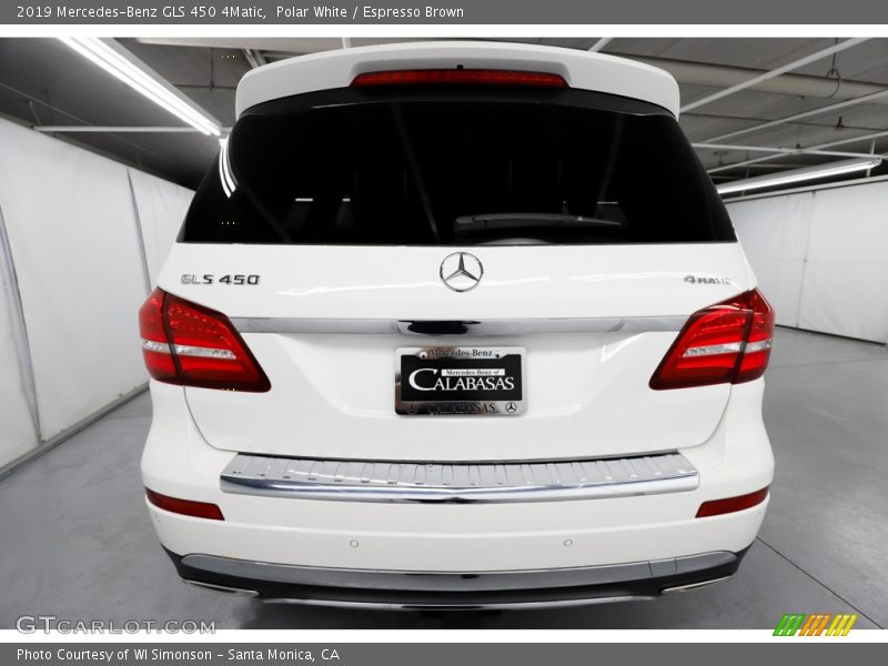 Polar White / Espresso Brown 2019 Mercedes-Benz GLS 450 4Matic