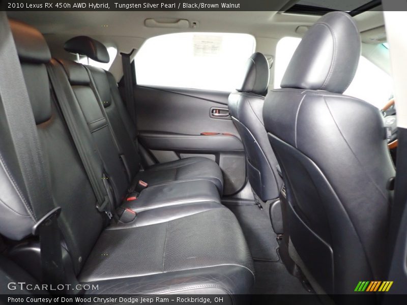 Tungsten Silver Pearl / Black/Brown Walnut 2010 Lexus RX 450h AWD Hybrid