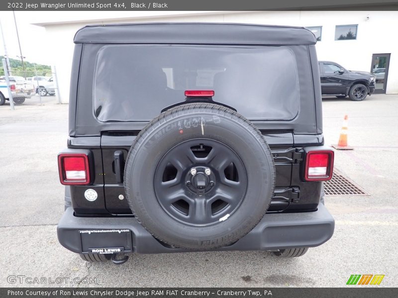 Black / Black 2022 Jeep Wrangler Unlimited Sport 4x4