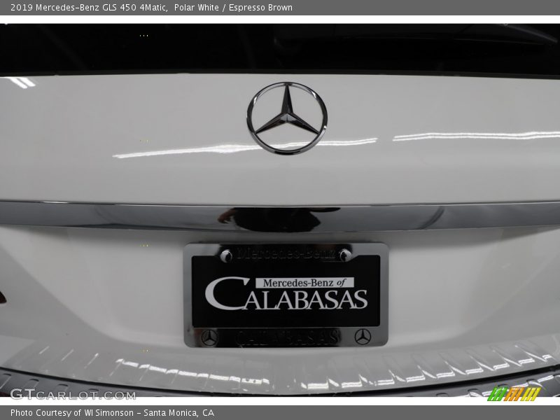 Polar White / Espresso Brown 2019 Mercedes-Benz GLS 450 4Matic