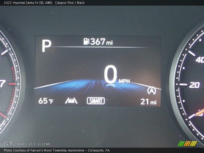 Calypso Red / Black 2022 Hyundai Santa Fe SEL AWD
