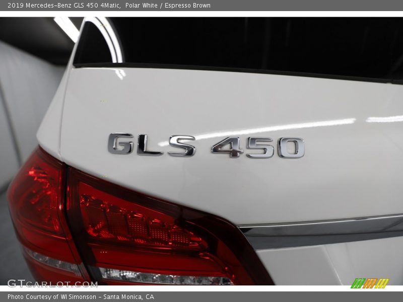 Polar White / Espresso Brown 2019 Mercedes-Benz GLS 450 4Matic
