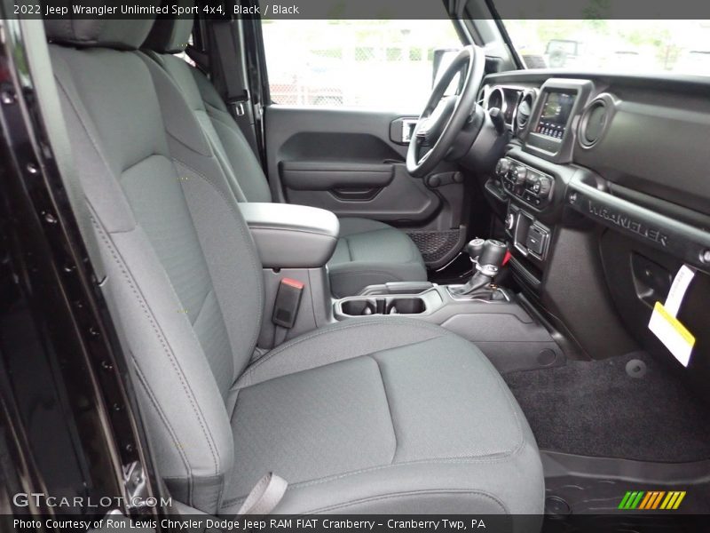 Black / Black 2022 Jeep Wrangler Unlimited Sport 4x4