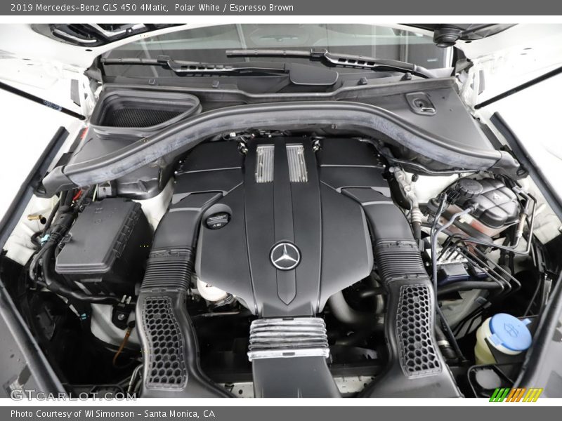 Polar White / Espresso Brown 2019 Mercedes-Benz GLS 450 4Matic