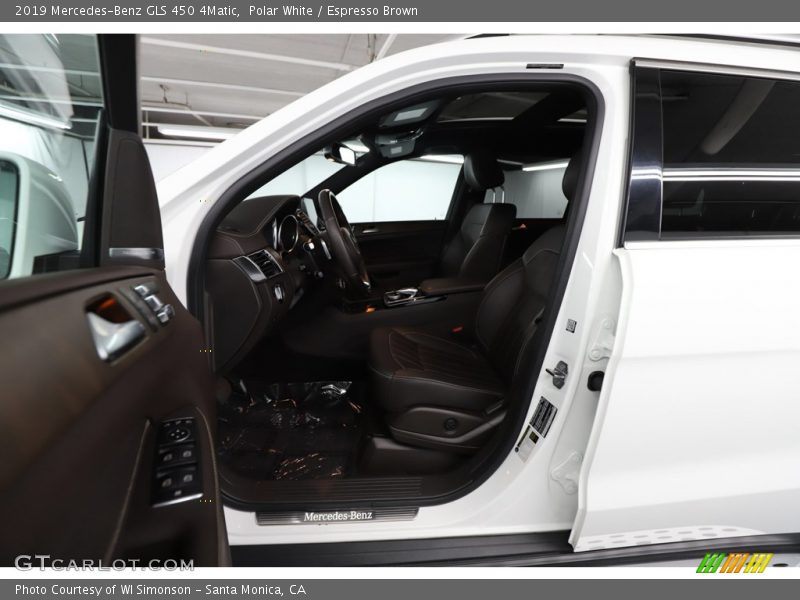 Polar White / Espresso Brown 2019 Mercedes-Benz GLS 450 4Matic