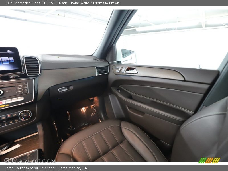 Polar White / Espresso Brown 2019 Mercedes-Benz GLS 450 4Matic
