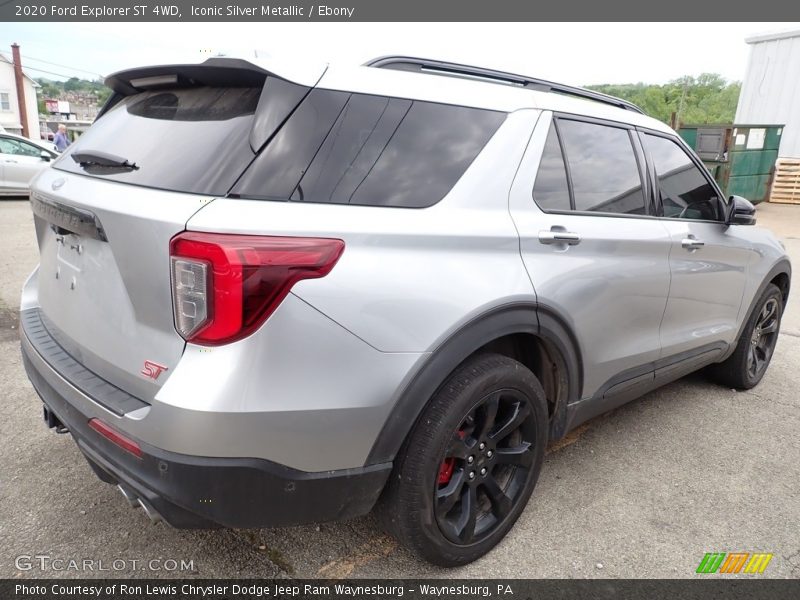 Iconic Silver Metallic / Ebony 2020 Ford Explorer ST 4WD