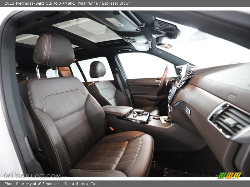 Polar White / Espresso Brown 2019 Mercedes-Benz GLS 450 4Matic