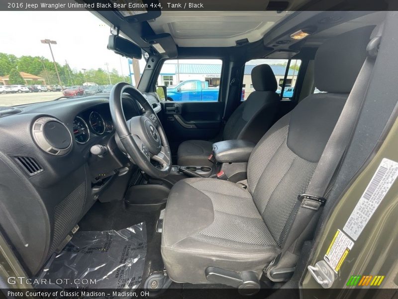 Tank / Black 2016 Jeep Wrangler Unlimited Black Bear Edition 4x4