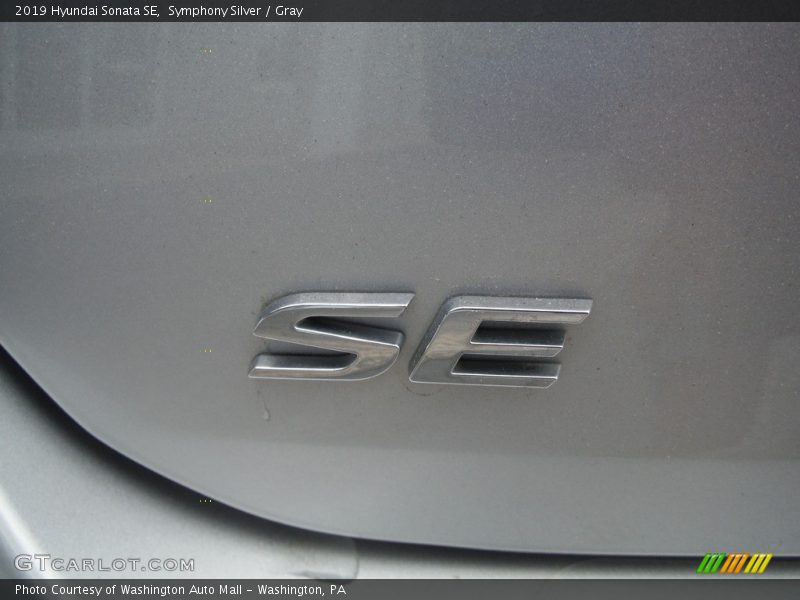 Symphony Silver / Gray 2019 Hyundai Sonata SE